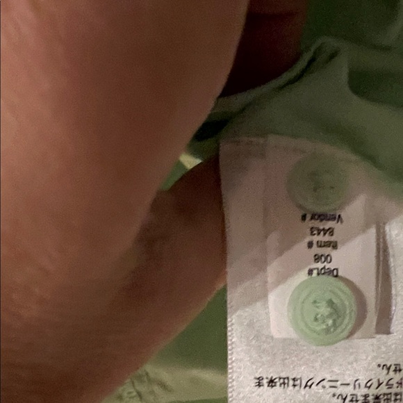 Eddie Bauer Mint Green Perforated Top - Picture 4 of 5